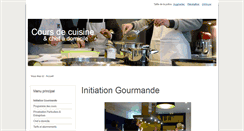 Desktop Screenshot of initiationgourmande.com