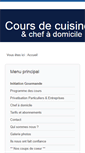 Mobile Screenshot of initiationgourmande.com